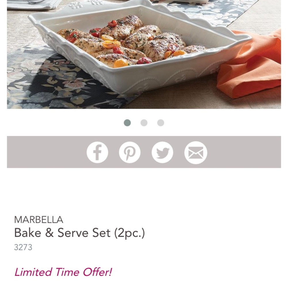 MARBELLA
Bake & Serve Set (2pc.)
3273